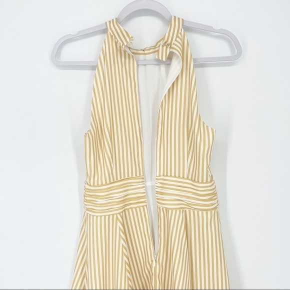 Revolve C/MEO Believe In Me Dress Honey Stripe Small - Picture 6 of 8